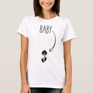 Baby i Belly - Gravid annons T Shirt