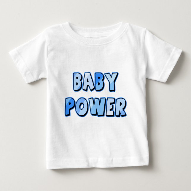 BABY i blått T Shirt (Framsida)