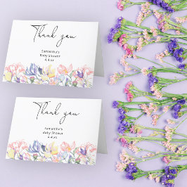 Baby i blodet tack för barnduschen