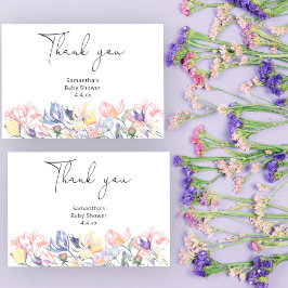 Baby i blodet tack för barnduschen