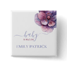 Baby i blom | baby shower blommor