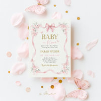 Baby i blom Butterfly Wildflower Baby Shower