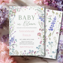 Baby i blom Wildflower Babyfirande