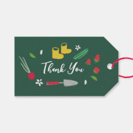 Baby i BLOMGG-familjens babyskor Presentetikett