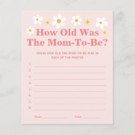 Baby i blomma Hur gammal var mamma som spelade?