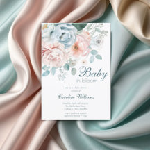 Baby i Blommigten Bloom Dusty Blue Vår