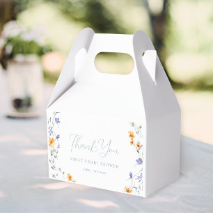 Baby i blomning Vår Sommar Blommig Babyfirande Presentaskar