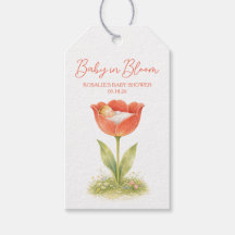 Baby i blomning Viska trädgård Boho Baby Shower
