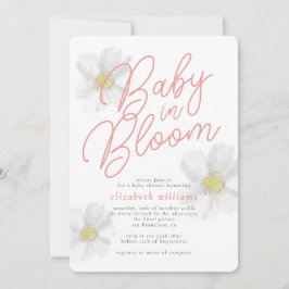 Baby i BLOMVT Daisy Tema Babykläder Inbjudningar