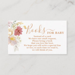 Baby i Bloom Baby Shower Bokar för Baby Card Tilläggskort