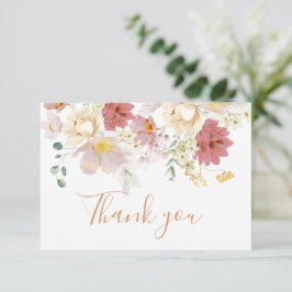 Baby i Bloom Baby Shower Girl - tackkort Tack Kort