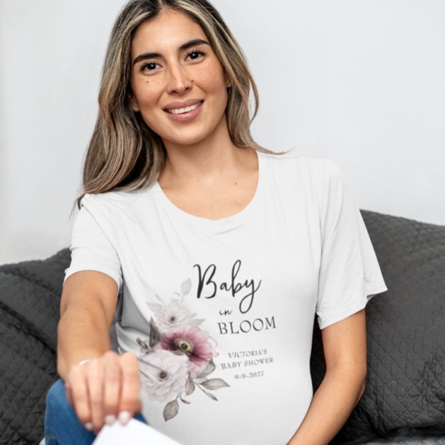 Baby i Bloom Baby Shower T Shirt (Skapare uppladdad)