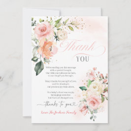 Baby i Bloom Baby Shower tackkort Tack Kort