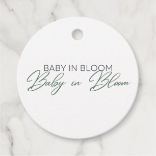 Baby i Bloom - Barnets andedräkt Gåvor Etiketter