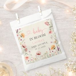 Baby i Bloom Blommigt Wildblomme Baby Shower