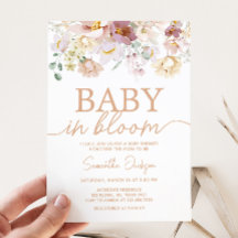 Baby i Bloom Blommigts Baby Shower