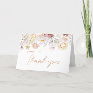 Baby i Bloom Blommigts Baby Shower Tack Kort