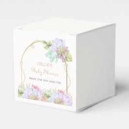 Baby i Bloom Boho Arch Cactus Baby Shower Presentaskar