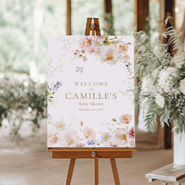 Baby i Bloom Boho Blommigt Baby Shower