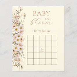 Baby i Bloom Boho Neutralt Baby Shower Game