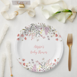 Baby i Bloom Boho Wildblomme Baby Shower