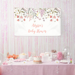Baby i Bloom Boho Wildblomme Baby Shower