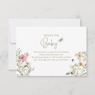 Baby i Bloom Bok begär att en baby Shower D Inbjudningar