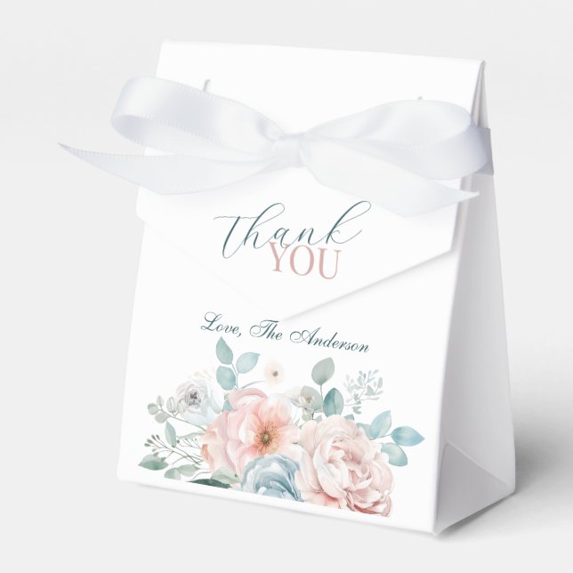 Baby i Bloom Dusty Blue Baby Tack Presentaskar (Framsidan Sidan)