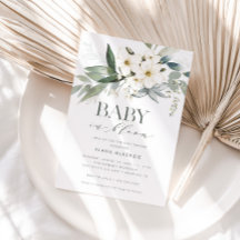 Baby i Bloom Elegant Greenery Baby Shower