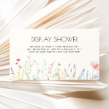 Baby i Bloom Elegant Wildblommes Visning Shower