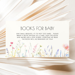 Baby i Bloom Elegant Wildblommor Bokar för Baby Tilläggskort