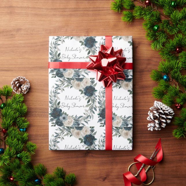 Baby i Bloom: En Garden-inspirerad babyskor Presentpapper (Julgåva)