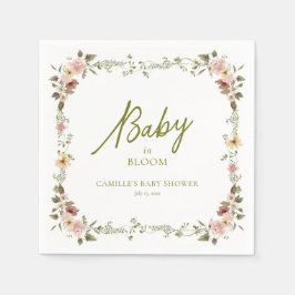 Baby i Bloom Garden Baby Shower Pappersservett