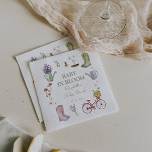 Baby i Bloom Garden Baby Shower Pappersservett
