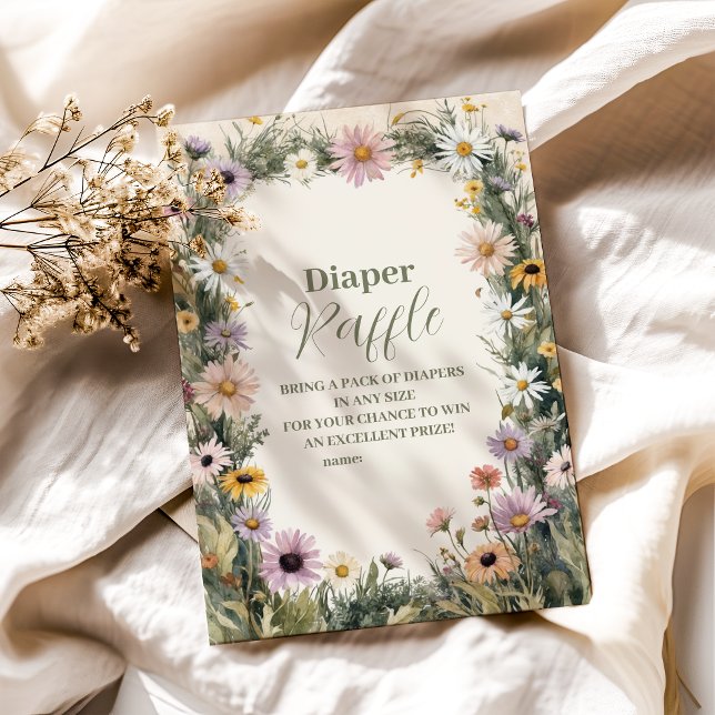 Baby i Bloom Garden Diapper Raffle Tilläggskort (Skapare uppladdad)