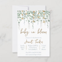 Baby i Bloom Grey och Stars Baby Shower