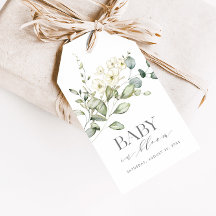 Baby i Bloom Grönt White Foliage Favor