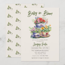 Baby i Bloom | Inbjudan till babykläder för vatten