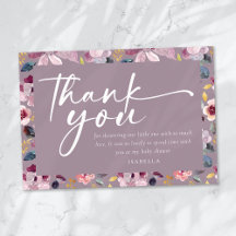 Baby i Bloom Lilac Blommigt Baby Shower