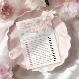 Baby i Bloom Mamma eller Baby Shower Game