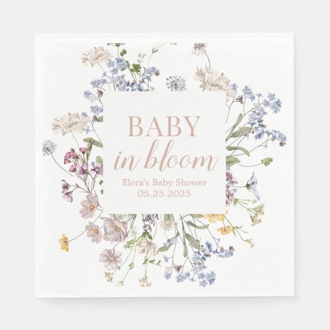 Baby i Bloom Pappersservett (Framsidan)
