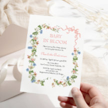 Baby i Bloom Rosa Bow Baby Shower