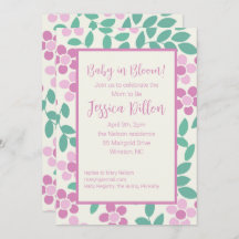 Baby i Bloom Rosa Daisy Baby Shower