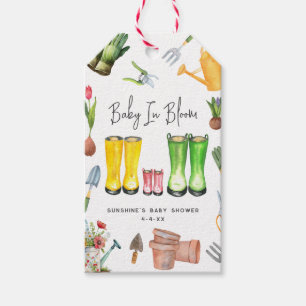 Baby i Bloom Rosa Rain Boots Presentetikett