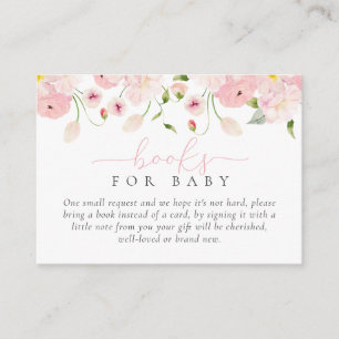 Baby i Bloom Rosa Shower Bokar för Baby Tilläggskort