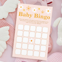 Baby i Bloom Vår Baby Shower Bingo Game