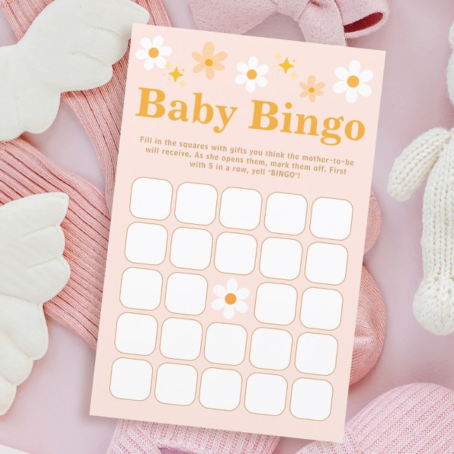 Baby i Bloom Vår Baby Shower Bingo Game (Skapare uppladdad)