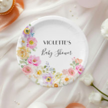 Baby i Bloom Vår Blommigt Girl Baby Shower
