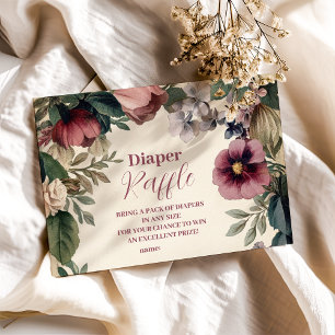 Baby i Bloom Vår Wildblomdiapper Raffle Tilläggskort