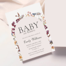 Baby i Bloom Vår Wildblomme Baby Shower